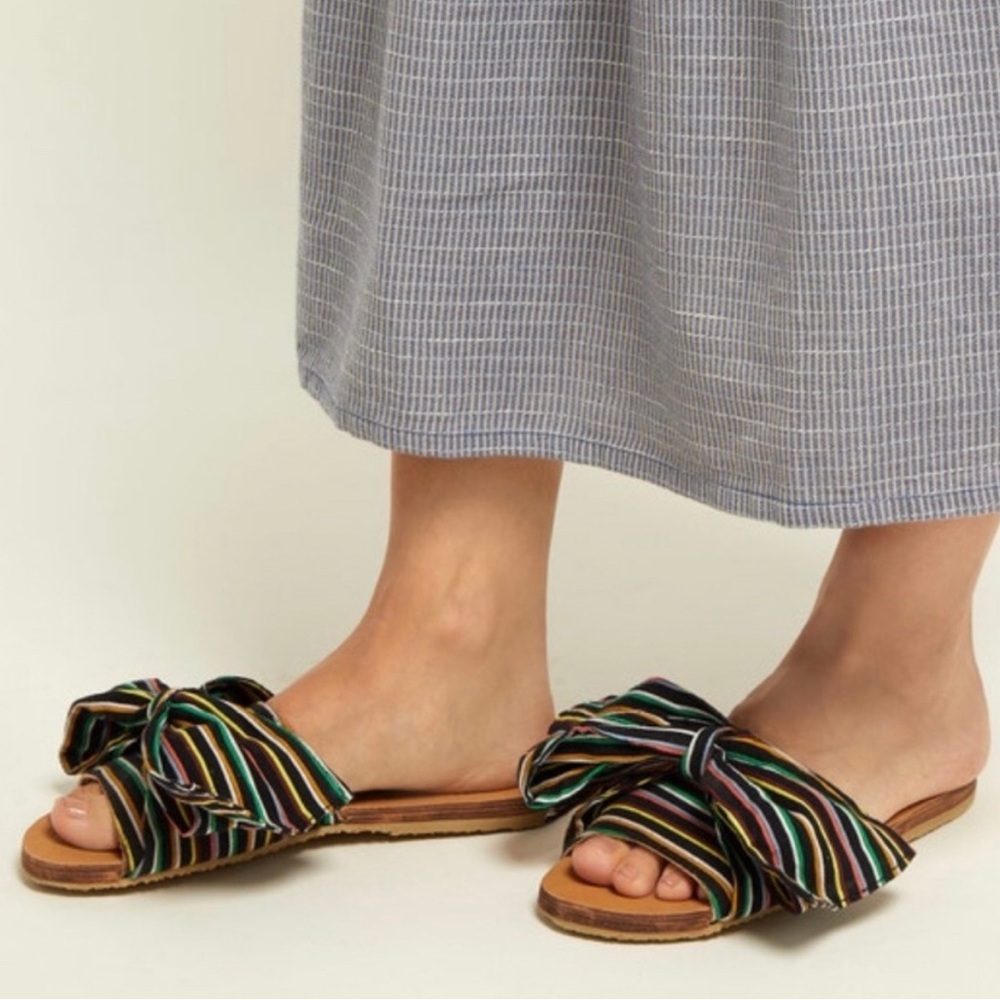 Brother Vellies Ace and jigMulticolor Striped Women's Sandals